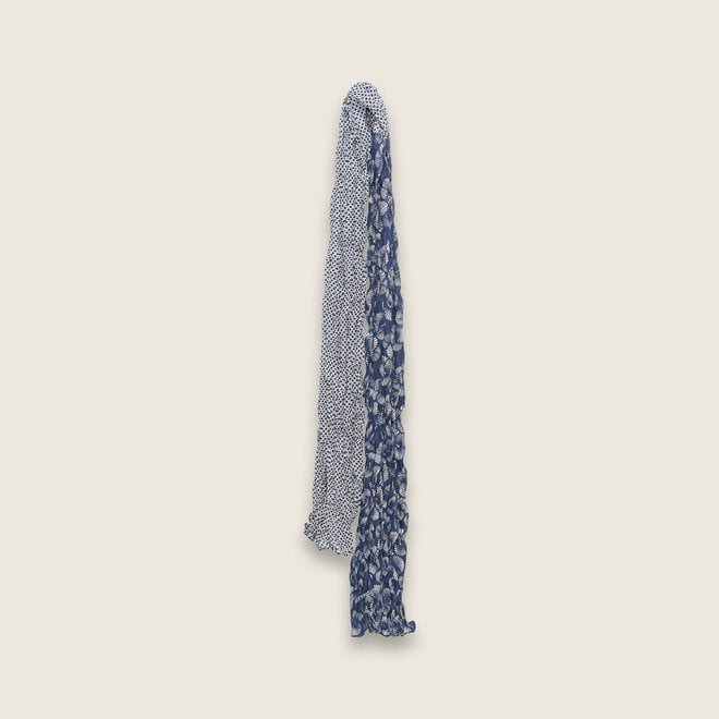 Bulaggi Zeefdruk Shawl (donker Blauw)