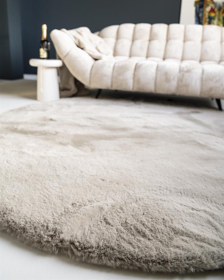 By Boo Carpet Zena Round – Grey