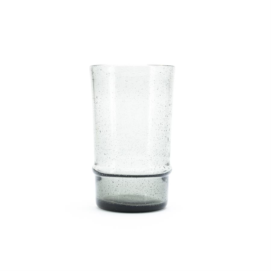 by boo Drinking glass Bubble large – grey