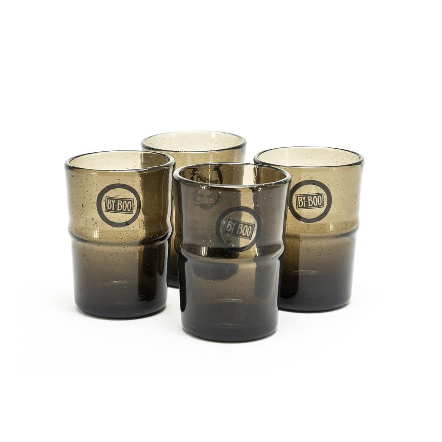 By Boo Drinking Glass Bubble Small – Brown
