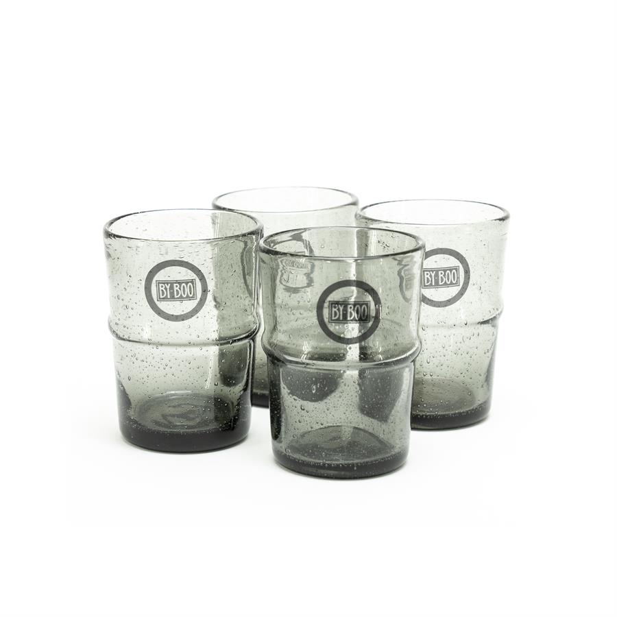 By Boo Drinking Glass Bubble Small – Grey