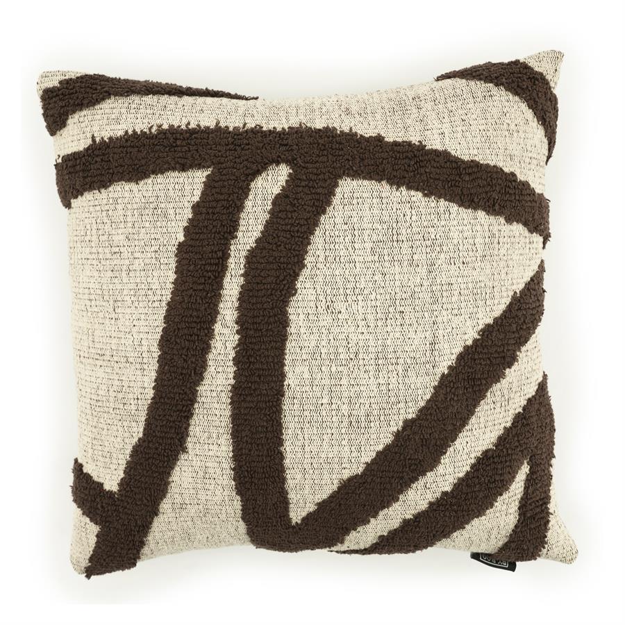 by boo Pillow Majani – dark brown