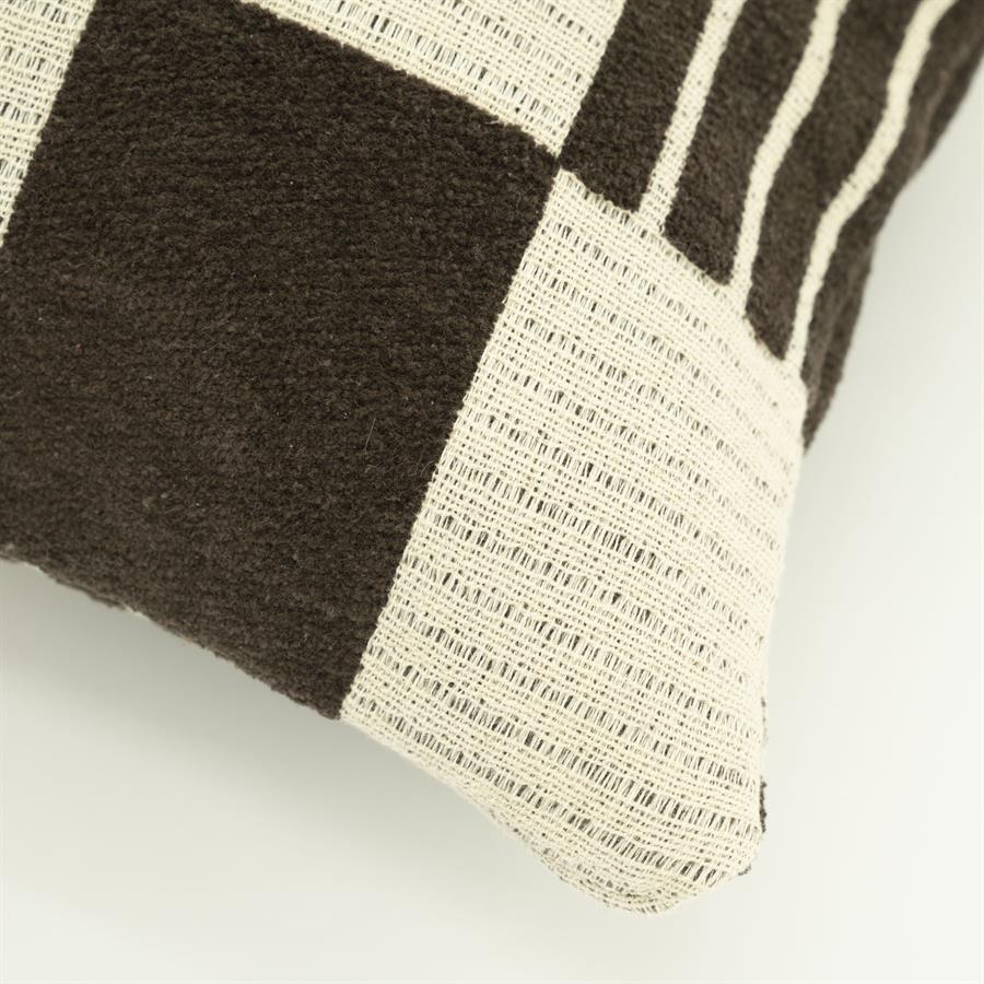 By Boo Pillow Twist 35×55 Cm – Brown