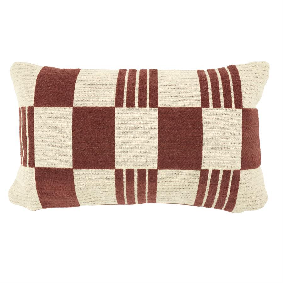 by boo Pillow Twist 35×55 cm – burgundy