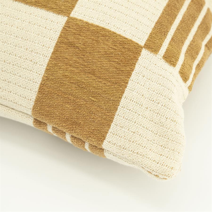 By Boo Pillow Twist 35×55 Cm – Mustard