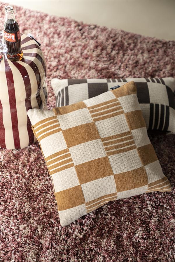 By Boo Pillow Twist 45×45 Cm – Mustard