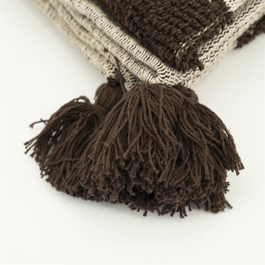 By Boo Plaid Majani – Dark Brown