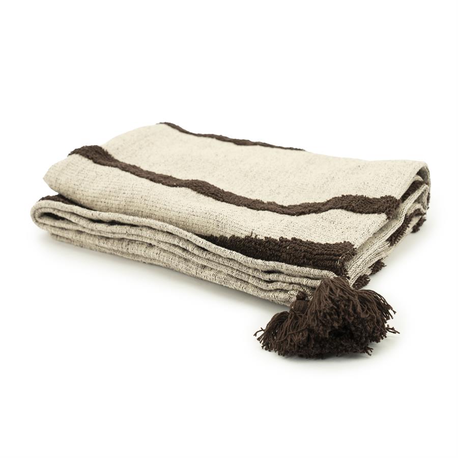 by boo Plaid Majani – dark brown