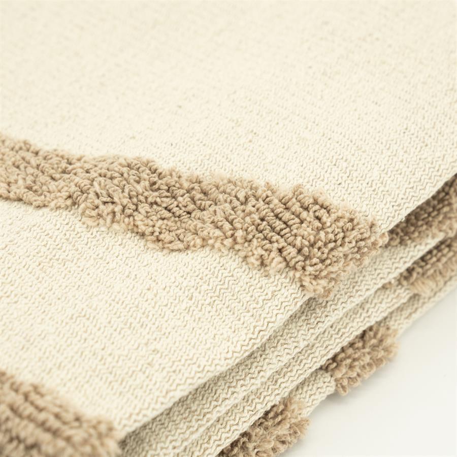 By Boo Plaid Majani – Taupe