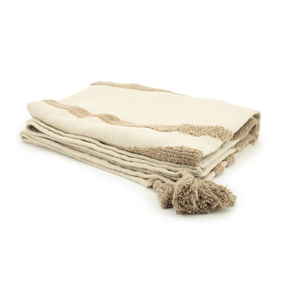 by boo Plaid Majani – taupe