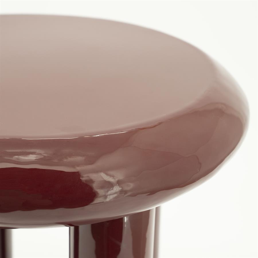 By Boo Side Table Balloon – Burgundy