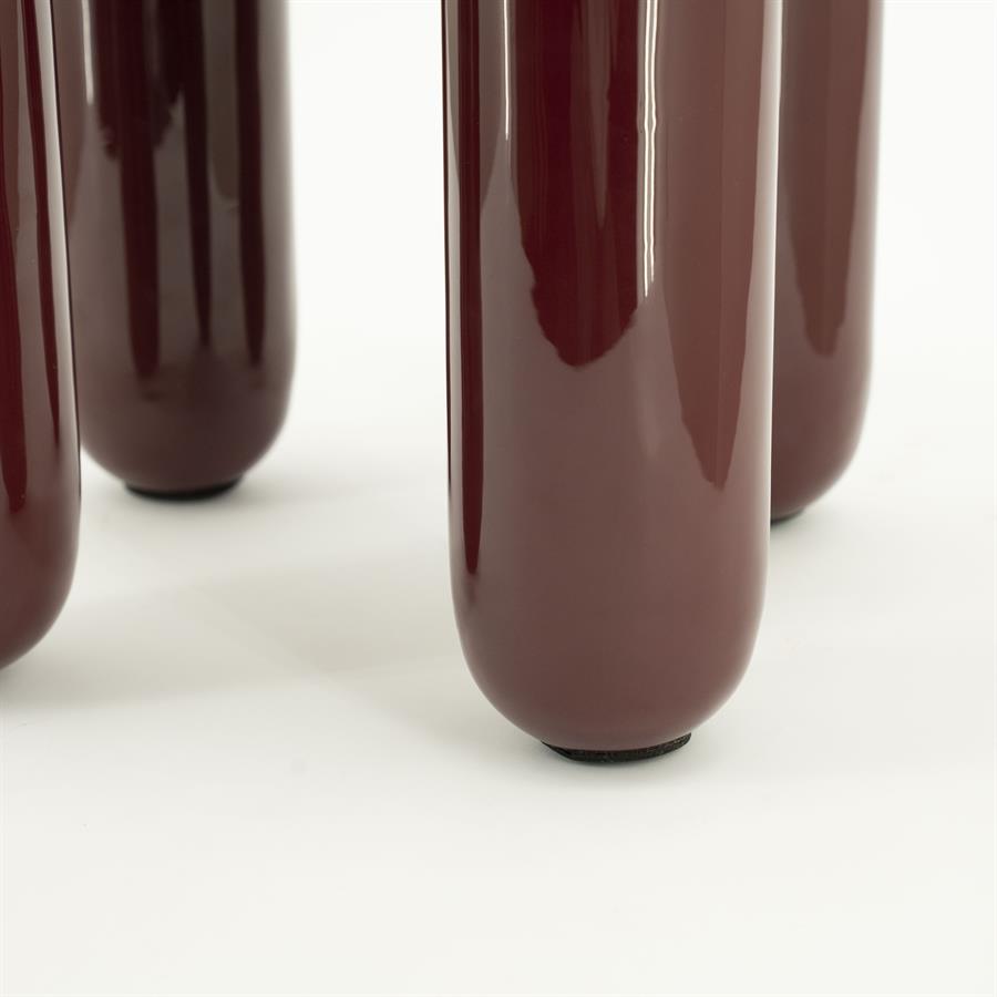 By Boo Side Table Balloon – Burgundy