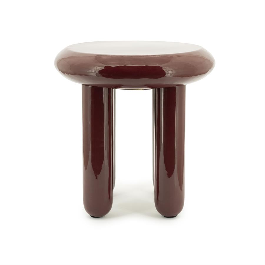 by boo Side table Balloon – burgundy