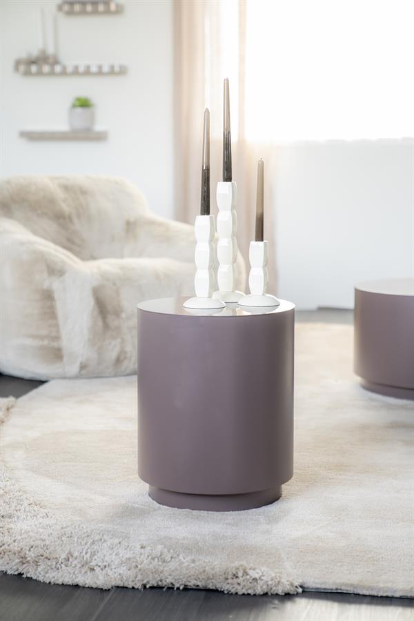 By Boo Side Table Mesita – Dark Taupe