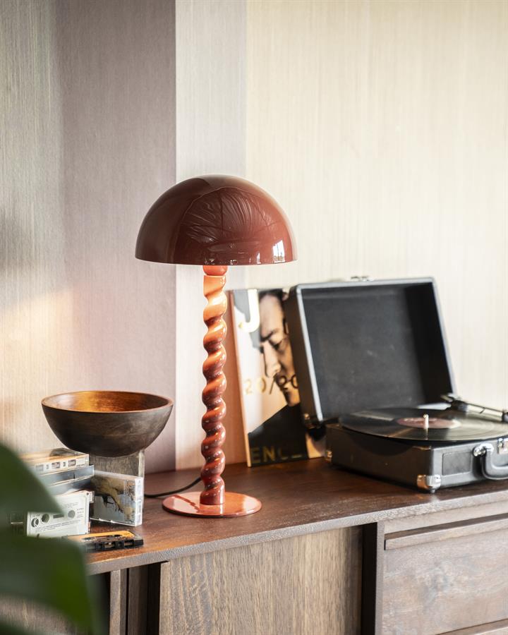 By Boo Table Lamp Luox – Coral Red