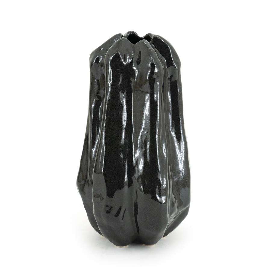 by boo Vase Alba large – black