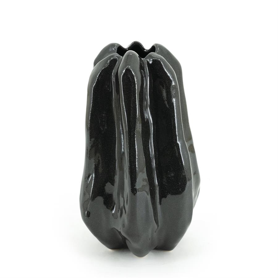 by boo Vase Alba small – black