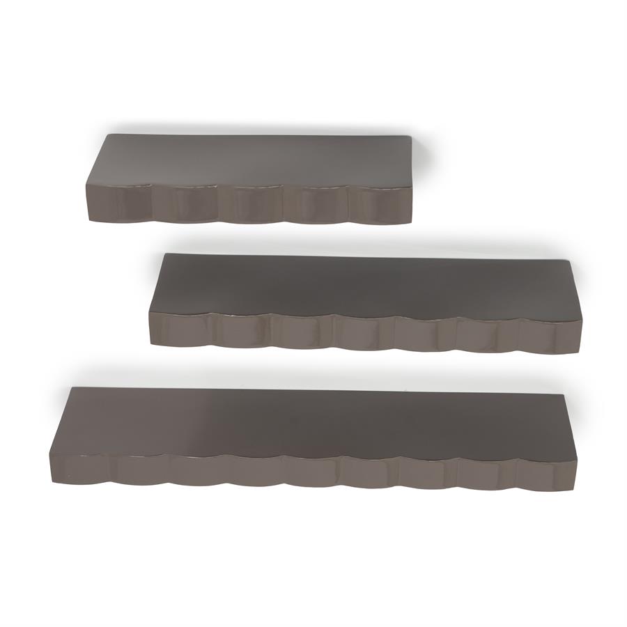 by boo Wall shelf Prinz – dark taupe