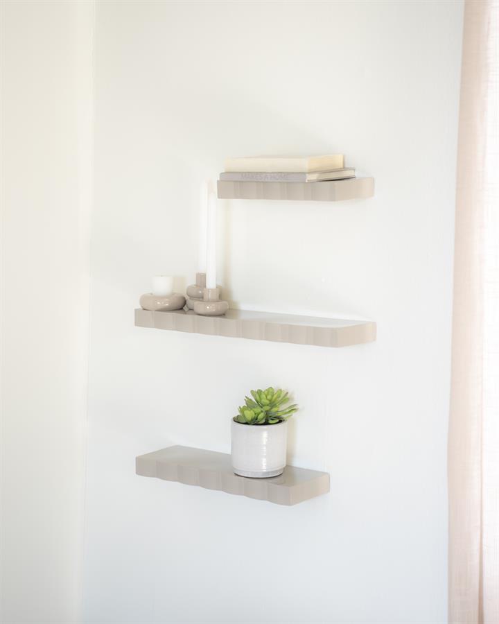 By Boo Wall Shelf Prinz – Taupe