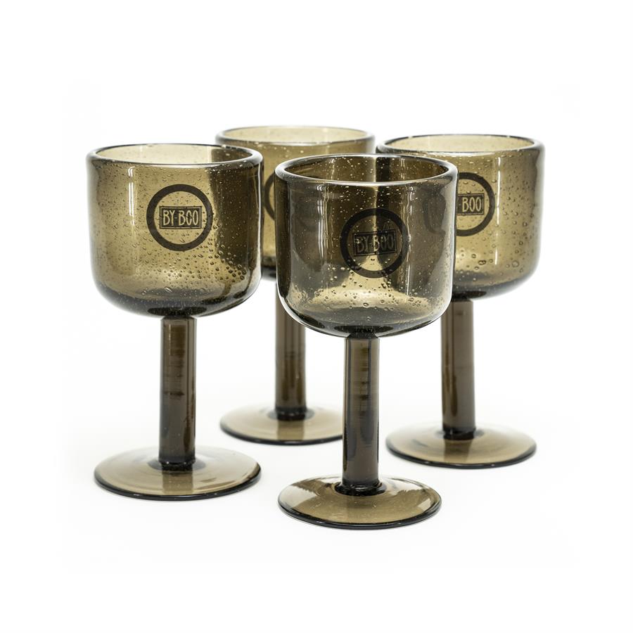 By Boo Wine Glass Bubble – Brown