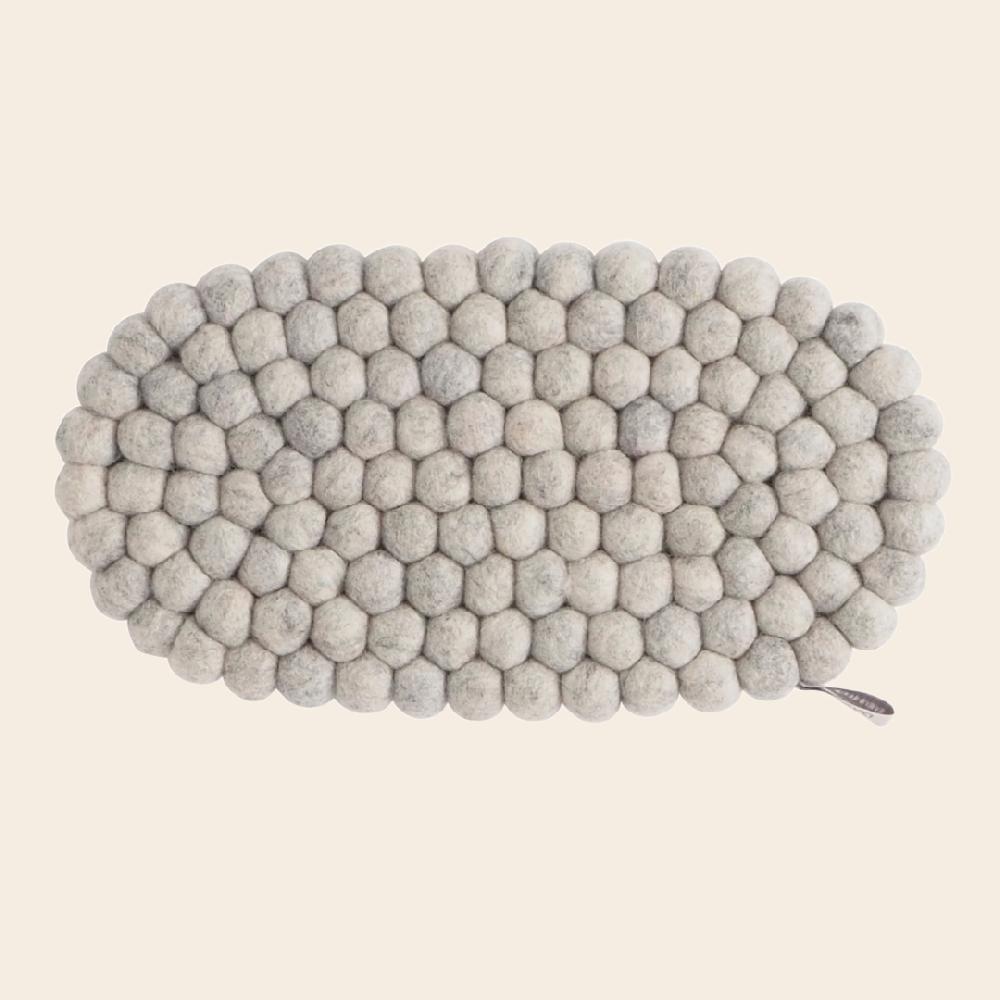 by nord onderzetter 'Trivet' ovaal - wol