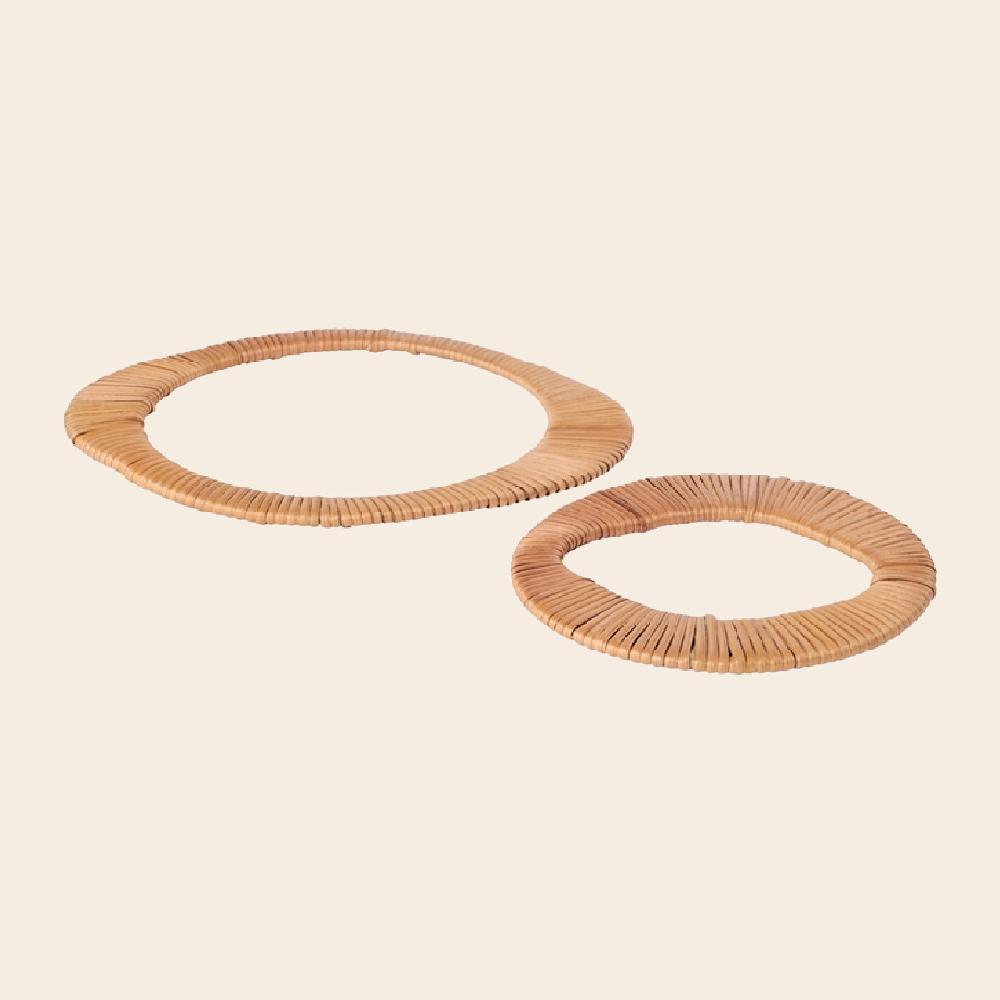 by nord set/2 onderzetters 'Tini' - rotan