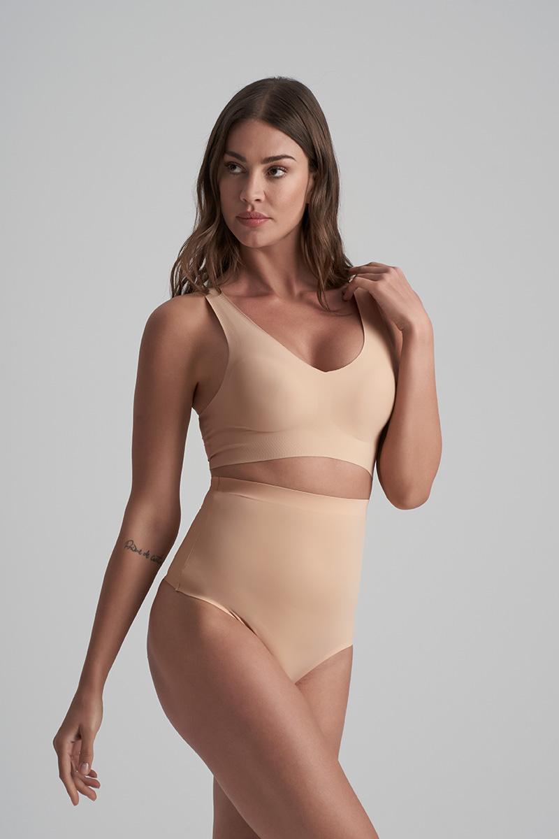 bye bra BH Top V-hals – Beige