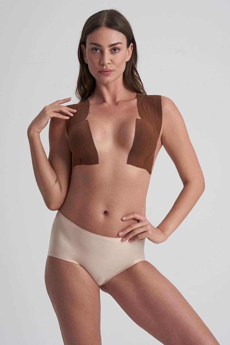 bye bra Body Tape (5 cm) – Donker bruin