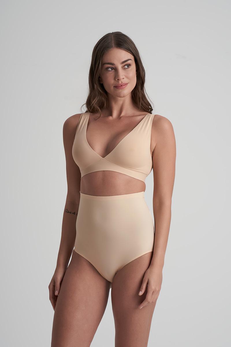 bye bra Gevulde Slip Hoge Taille – Beige
