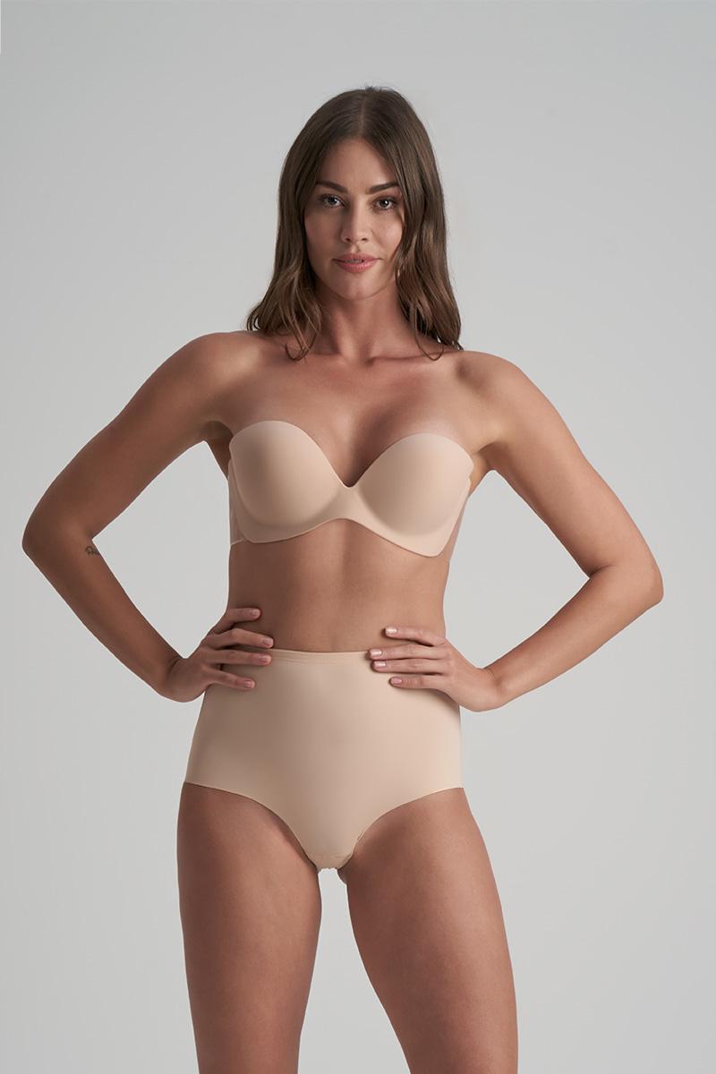 bye bra Sculpting mid waist slip – Beige