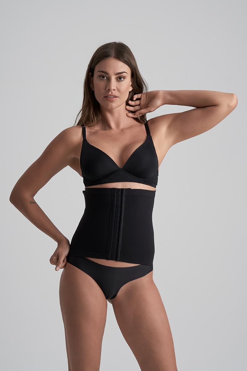 bye bra Soft Touch Seamless Taille Shaper Zwart