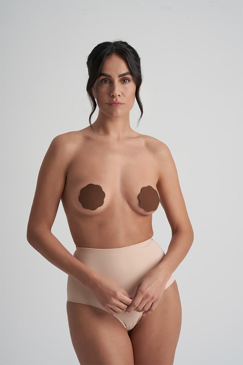 bye bra Stoffen Tepel Covers – Bruin – 1 Paar