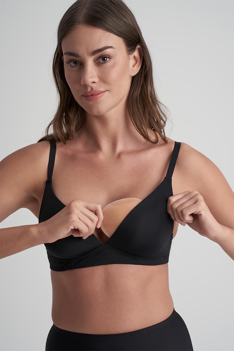 bye bra Zelfklevende Bikini Push-Up Pads