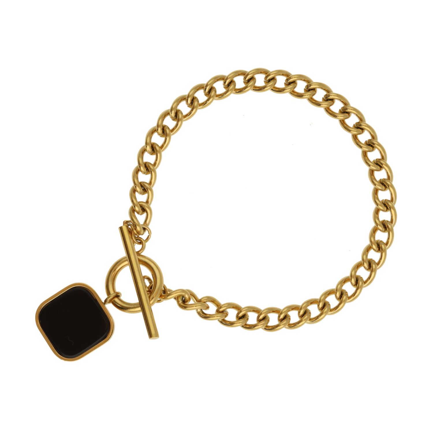 camps & camps armband Chain Bracelet With Square Stone