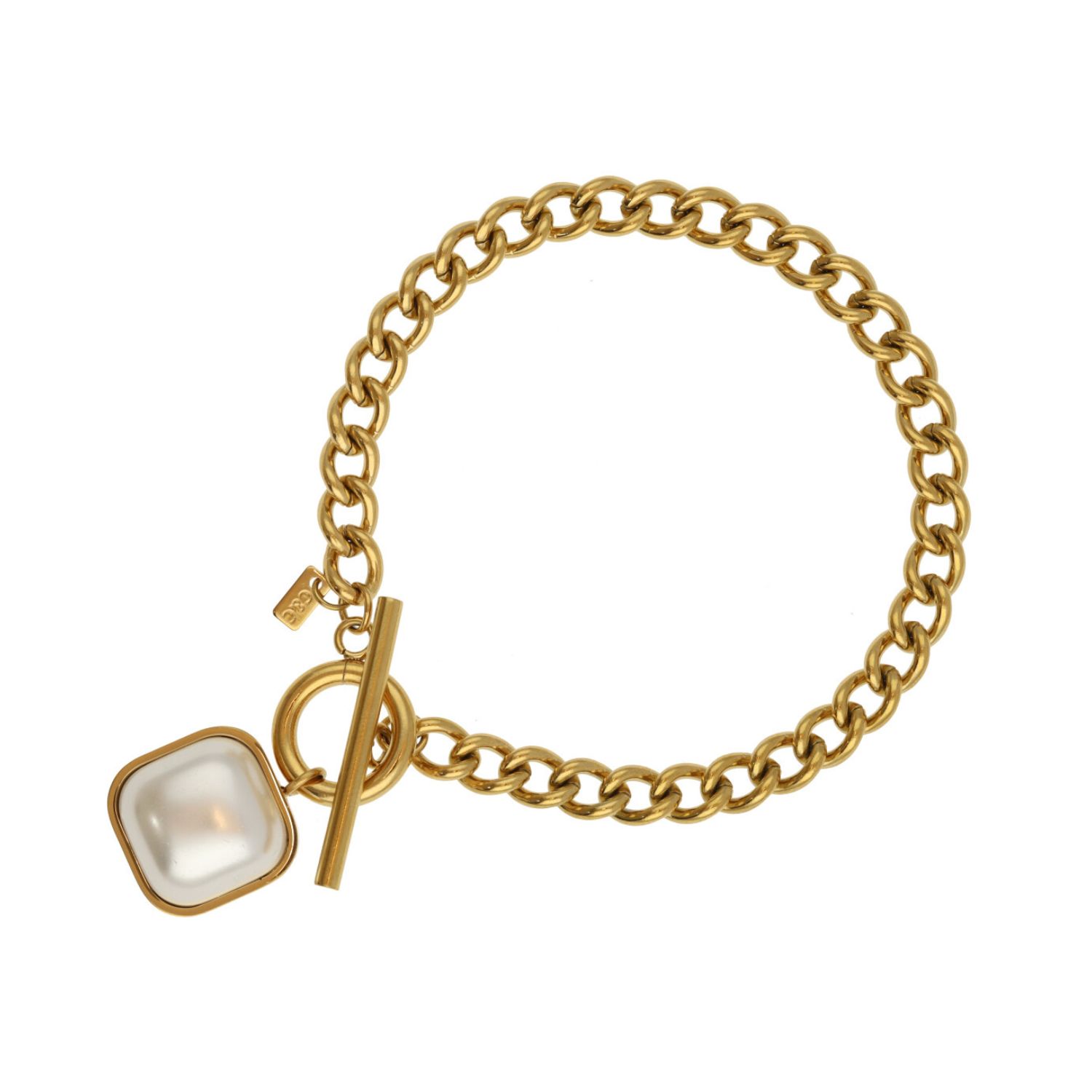 camps & camps armband Chain Bracelet With Square Stone