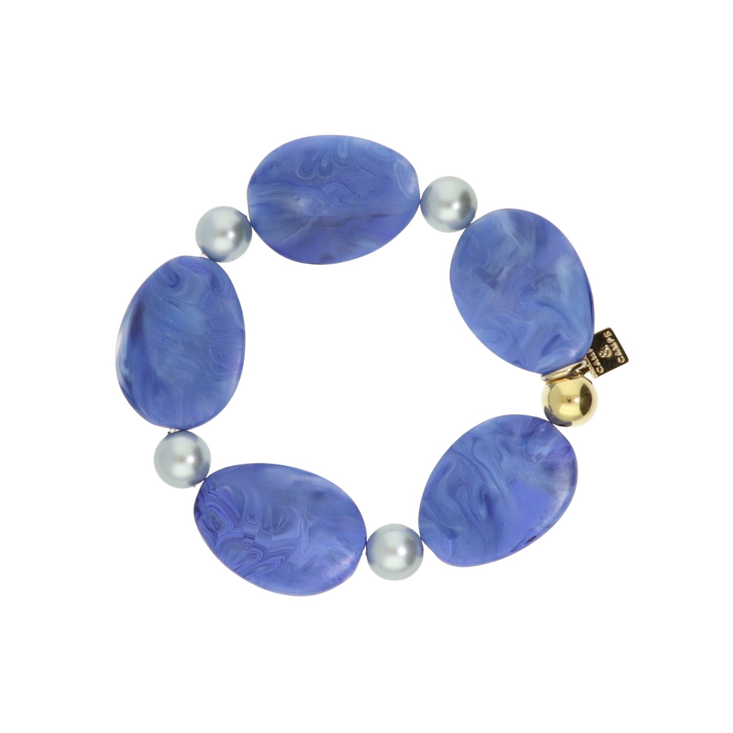 camps & camps armband Big Pebble & Pearls