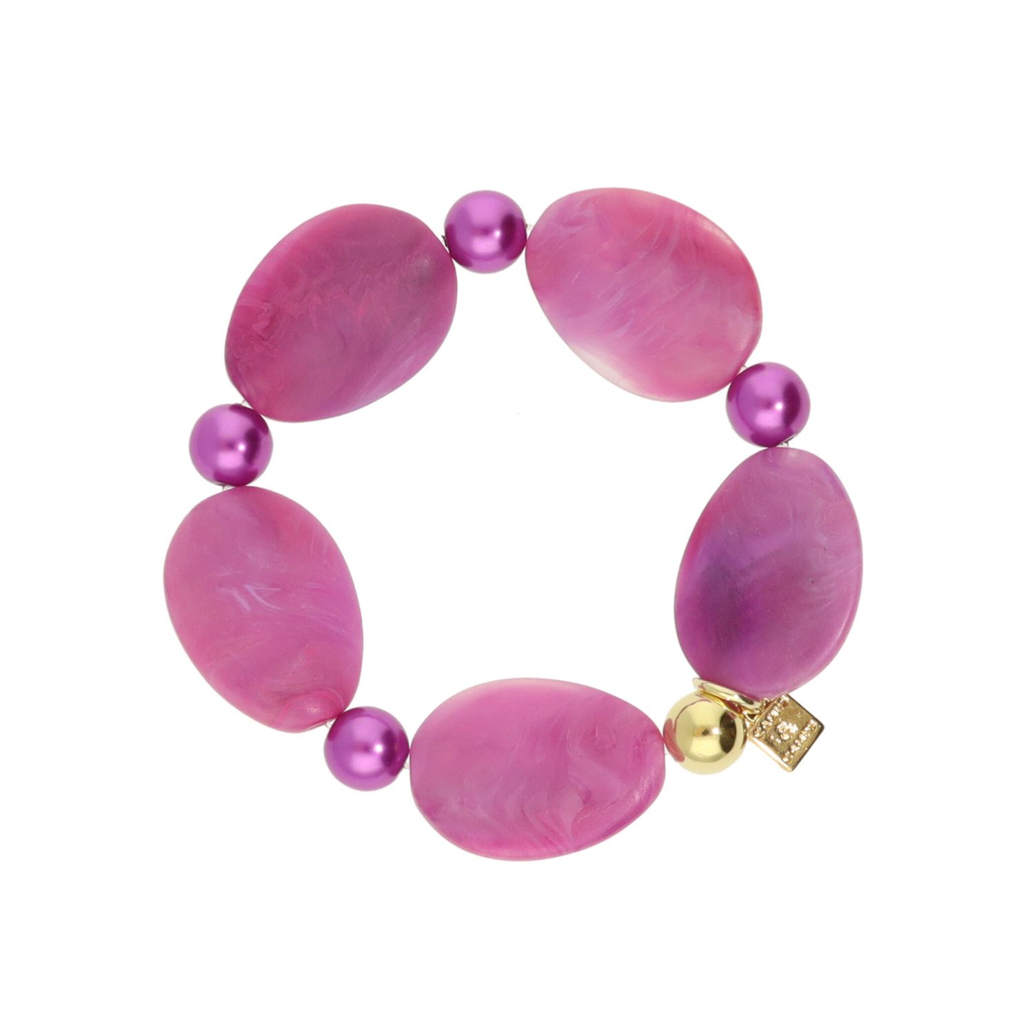 camps & camps armband Big Pebble & Pearls