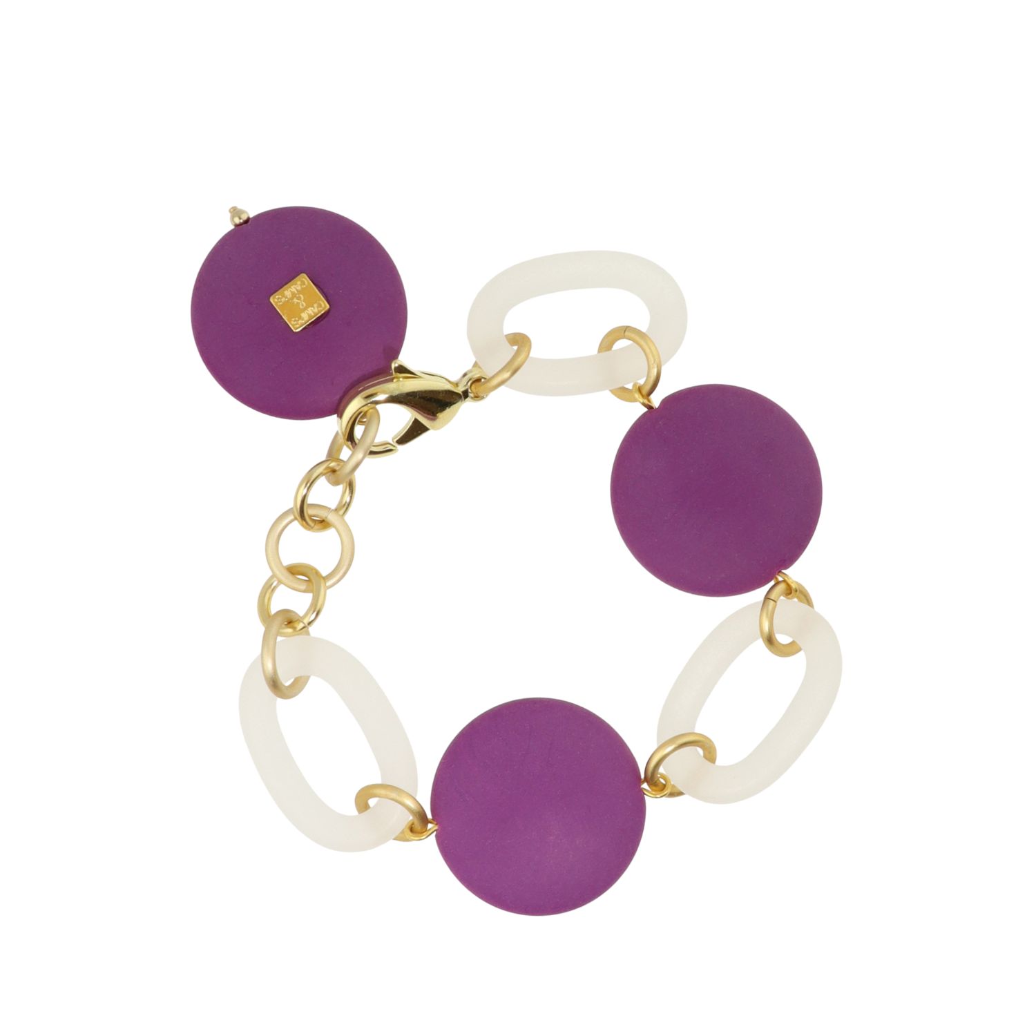 Camps & Camps Armband Dangling Disc Charm