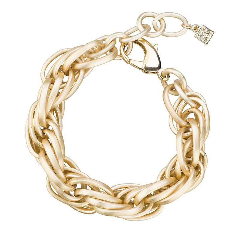 camps & camps Armband twisted aluminium bracelet