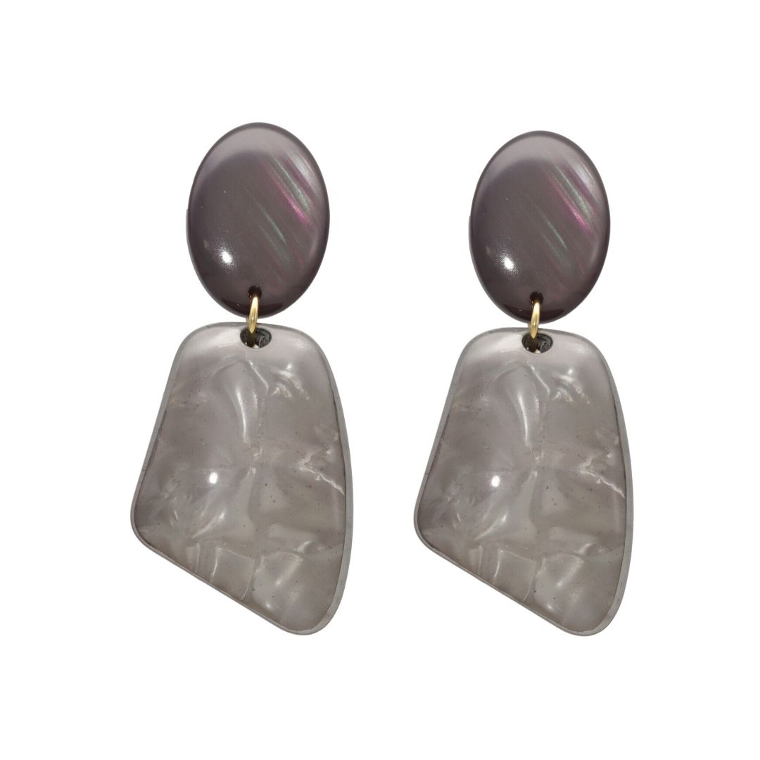 camps & camps clipsen Clip-on Black Diamond Earrings