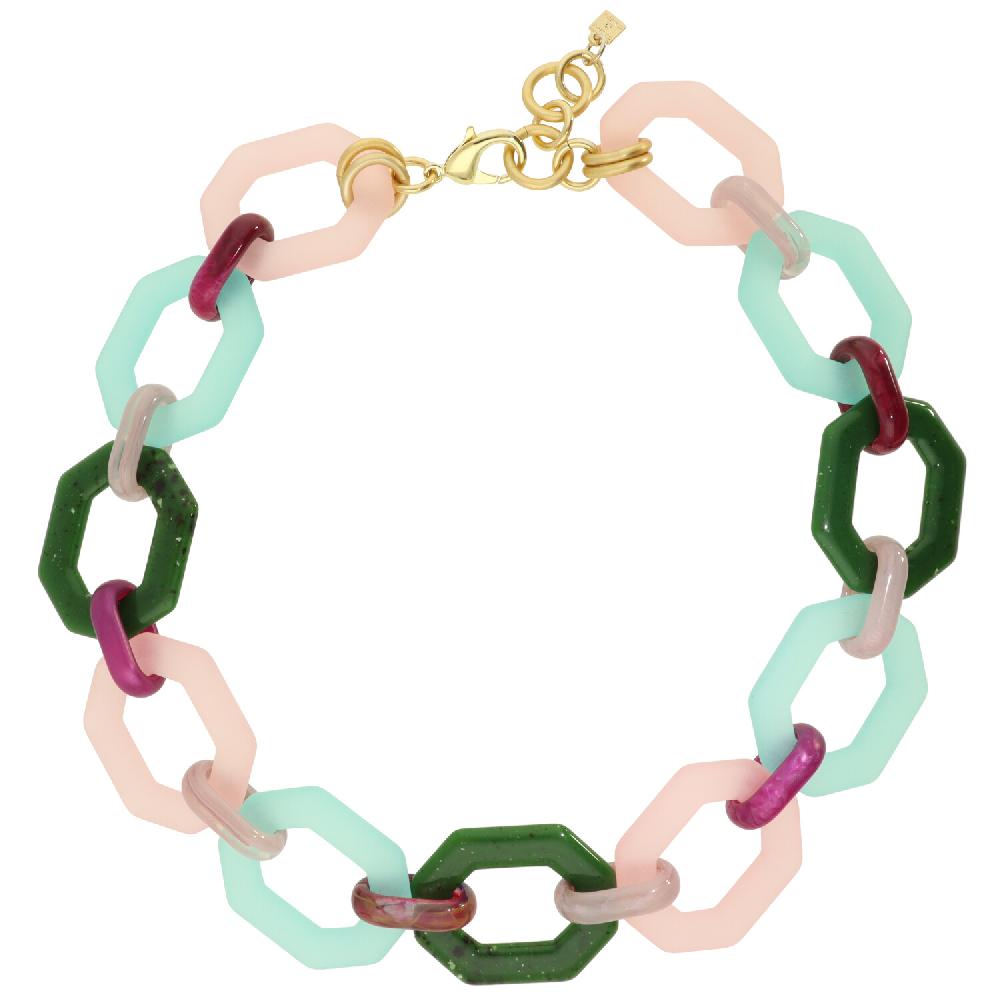 camps & camps collier Bold Hexagon Chain