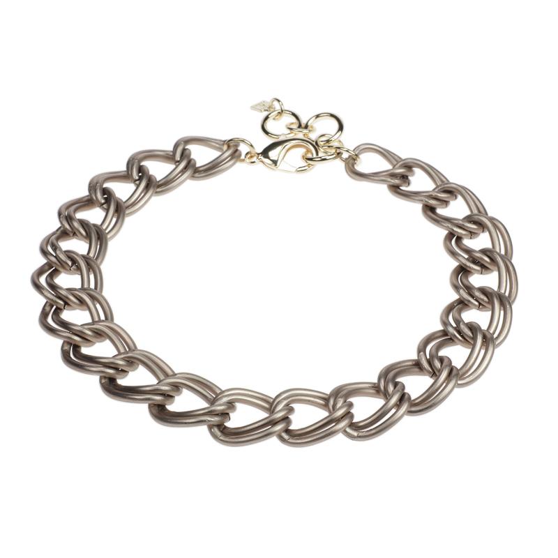 camps & camps collier bronze double gourmet chain