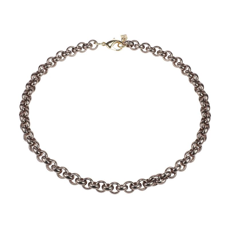 camps & camps collier bronze jasseron chain