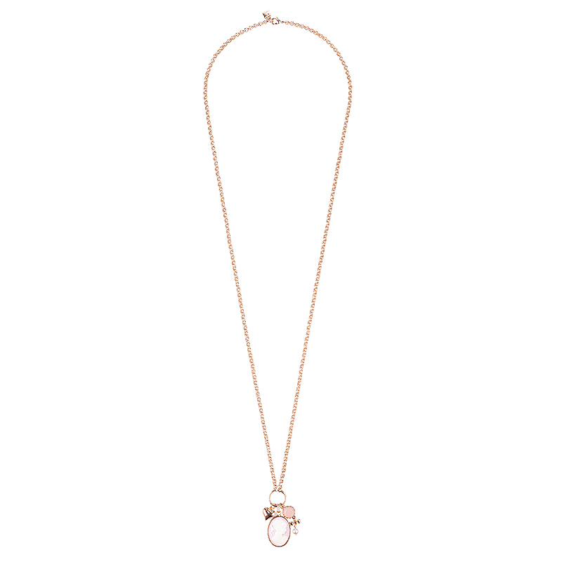 camps & camps collier Cameo souvenir long necklace