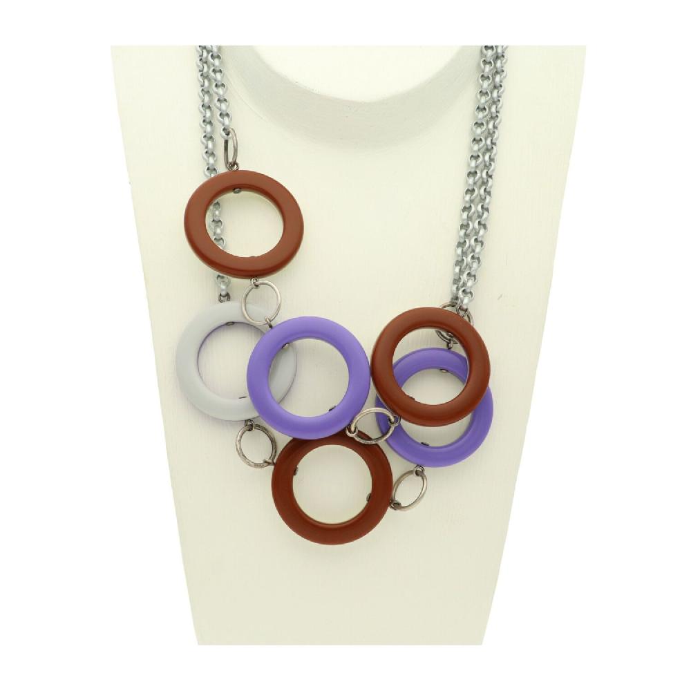 camps & camps collier Double Round Hoops Necklace