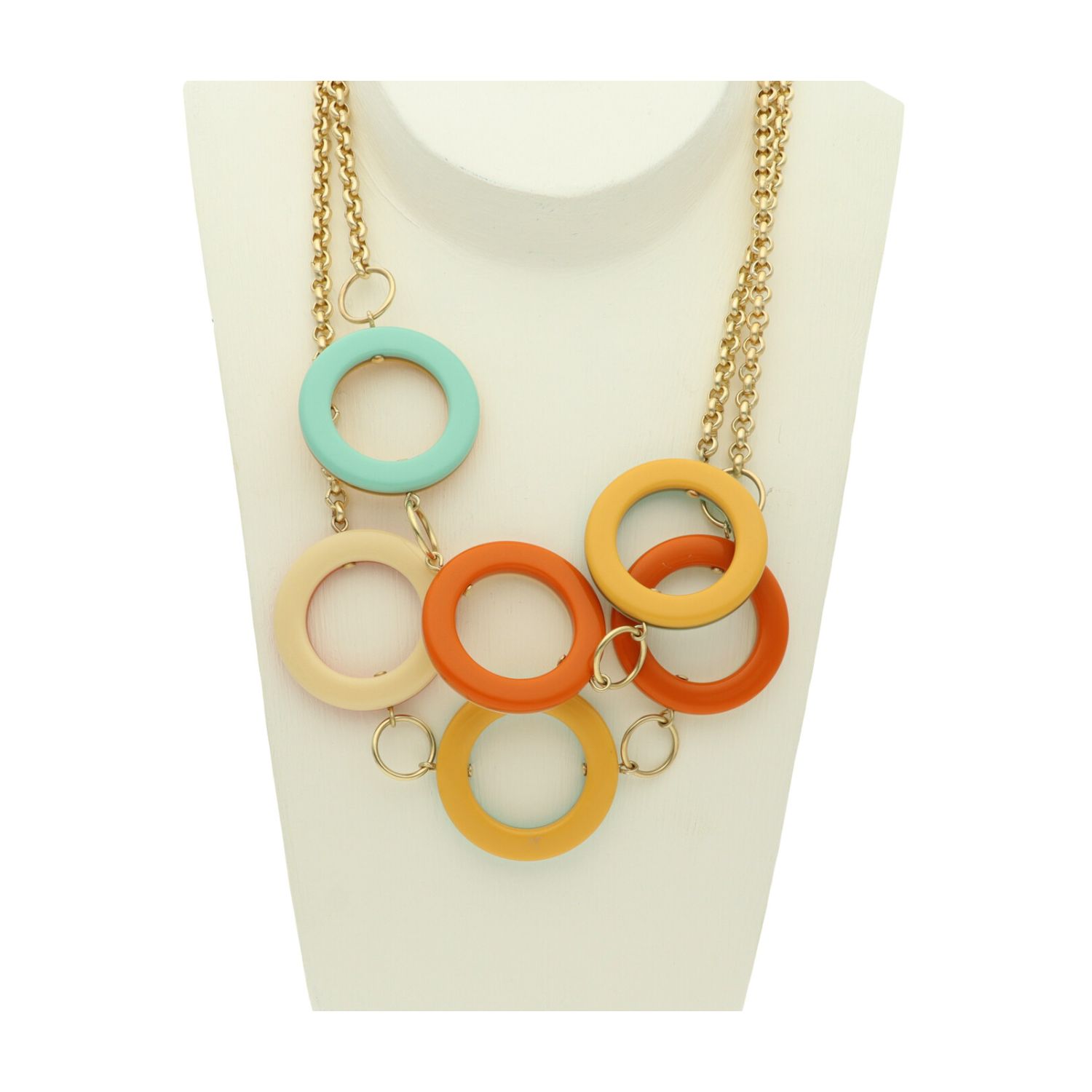 camps & camps collier Double Round Hoops Necklace