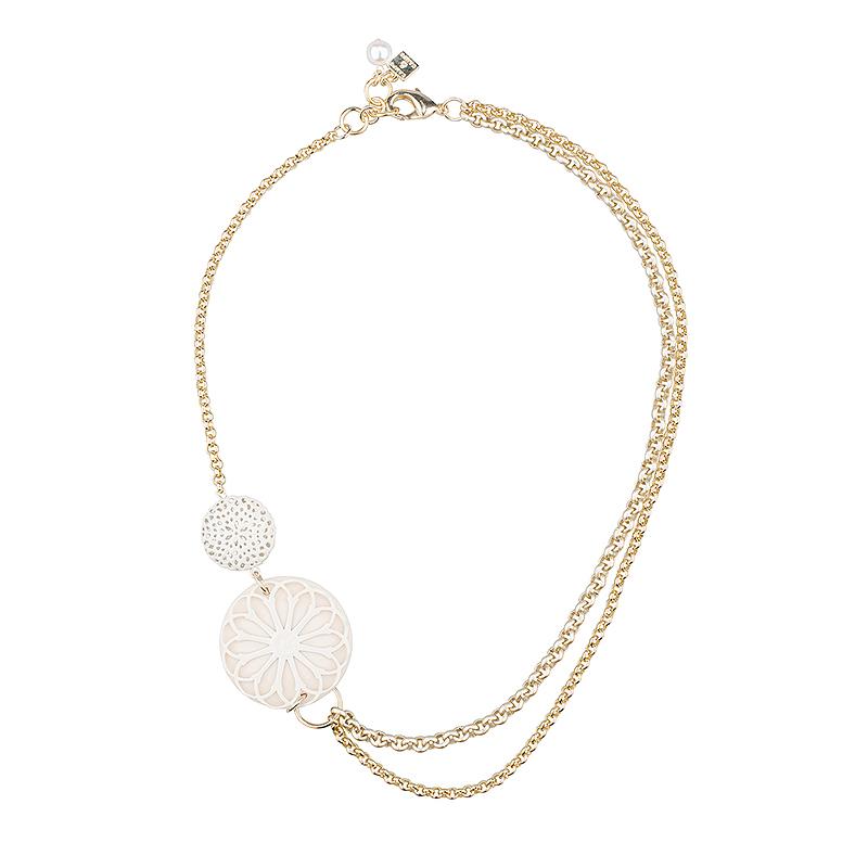 camps & camps collier filigrain flower necklace