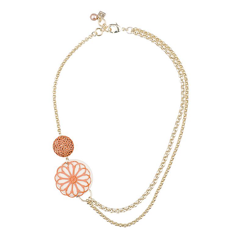 camps & camps collier filigrain flower necklace