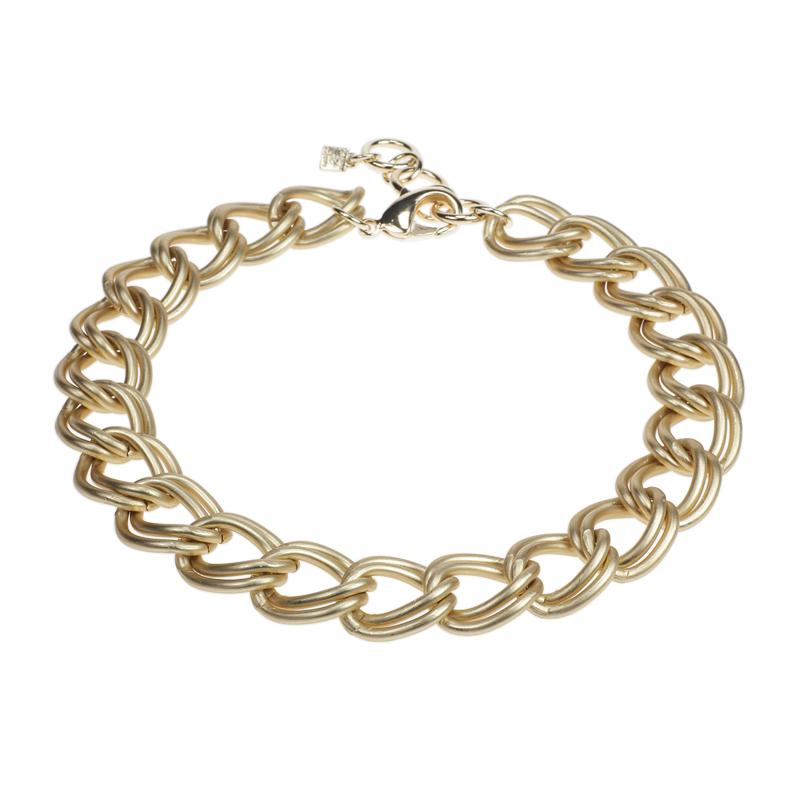 camps & camps collier gold double gourmet chain