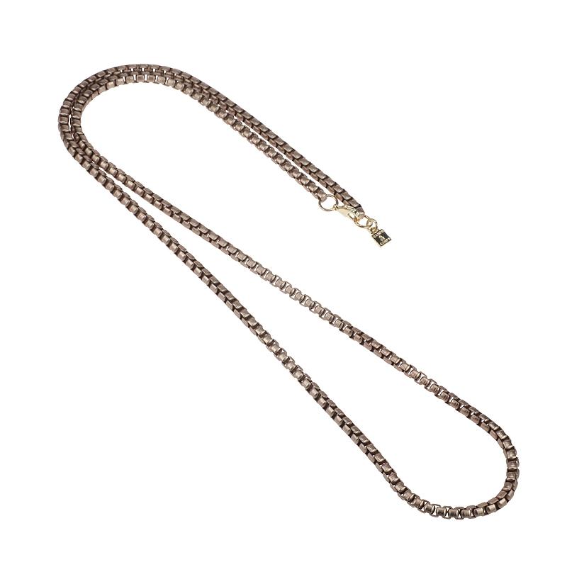 camps & camps collier long bronze venetian chain
